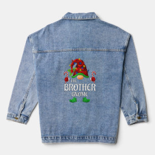 Chaqueta Vaquera Brother Gnome Búfalo Red Plaid Mating Family Ch
