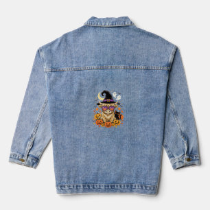 Chaqueta Vaquera Bruja Vaca Highland Adorable Halloween Calabaza Fi
