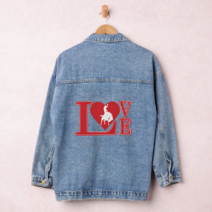 Chaqueta Vaquera Bucking Horse Love Heart