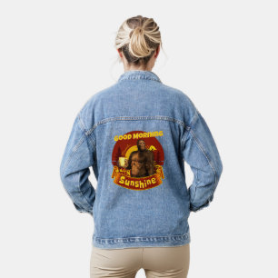 Chaqueta Vaquera Buenos Días Sol Bigfoot Café Humor Arte