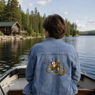 Chaqueta Vaquera Búho de la música
