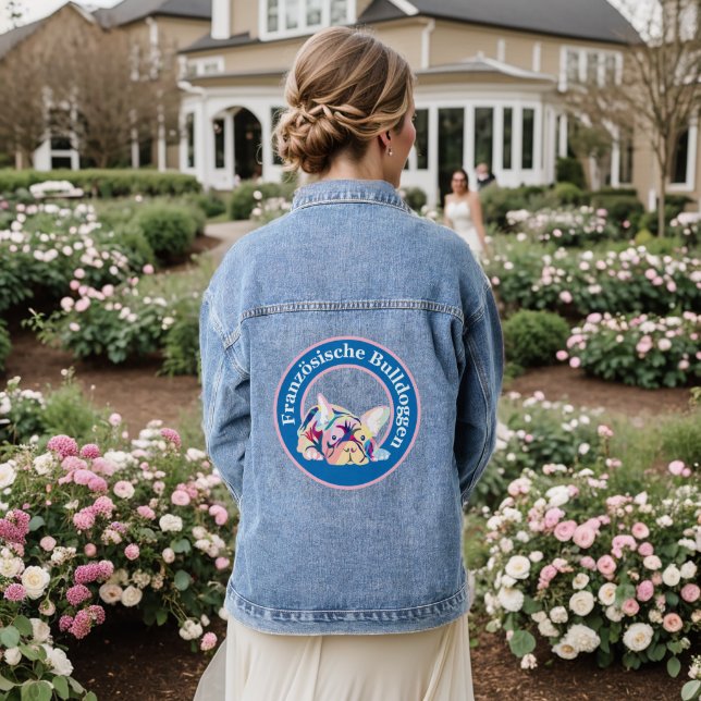 Chaqueta Vaquera Bulldog Francés Alemán  (Reverso Boda)