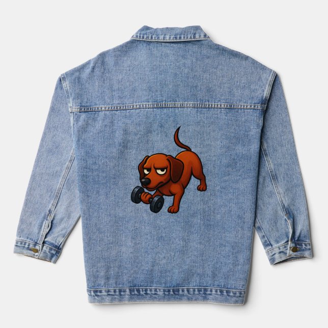 Chaqueta Vaquera Bulldog Inglés (Reverso )