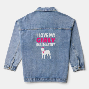 Chaqueta Vaquera Bullmastiff Canine Funny Chica Perro Pup Gender Re