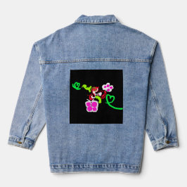 Chaqueta Vaquera Butterflies and Roses valentine 
