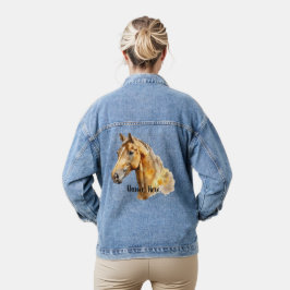 Chaqueta Vaquera Caballo salvaje número 3 personalizado