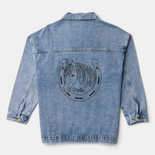 Chaqueta Vaquera Caballo y herradura personalizados