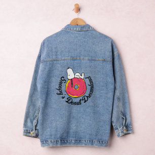 Chaqueta Vaquera Cacahuetes Donut rosado Snoopy