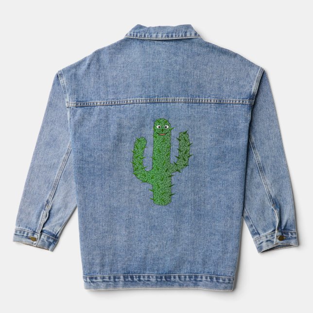 Chaqueta Vaquera Cactus Happy Day of the Dead (Reverso )