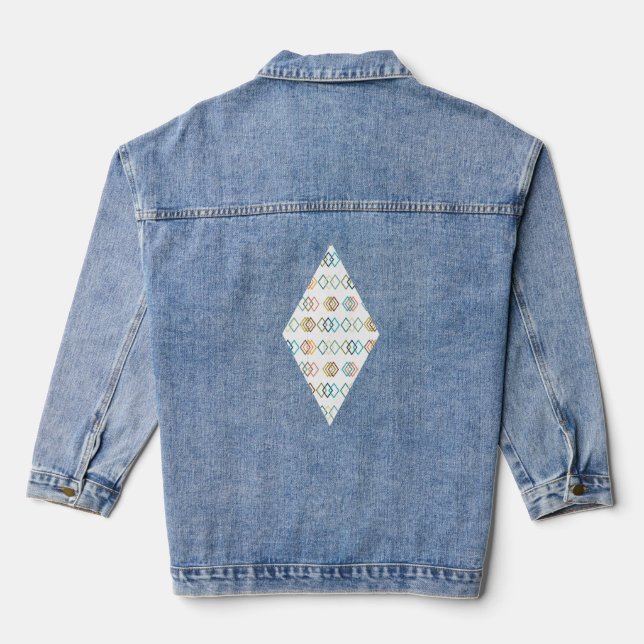 Chaqueta Vaquera Cadenas de diamantes (Reverso )