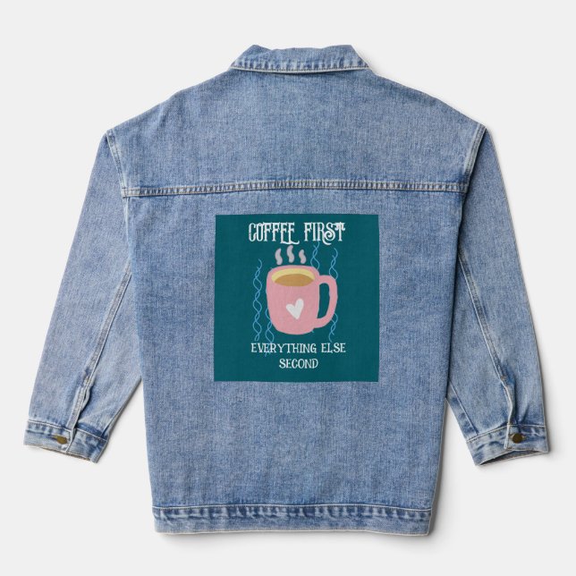 Chaqueta Vaquera Café primero (Reverso )