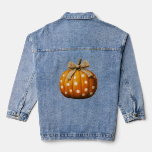 Chaqueta Vaquera Calabaza de campo de caída corta