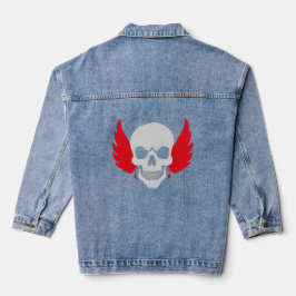 Chaqueta Vaquera Calavera con ala