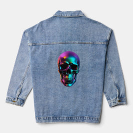 Chaqueta Vaquera Calavera de Cromo