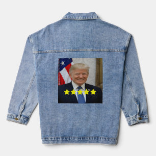 Chaqueta Vaquera Calificación de aprobación del presidente Donald T