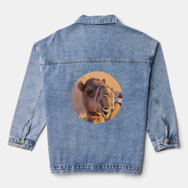 Chaqueta Vaquera Camel divertido (Reverso )