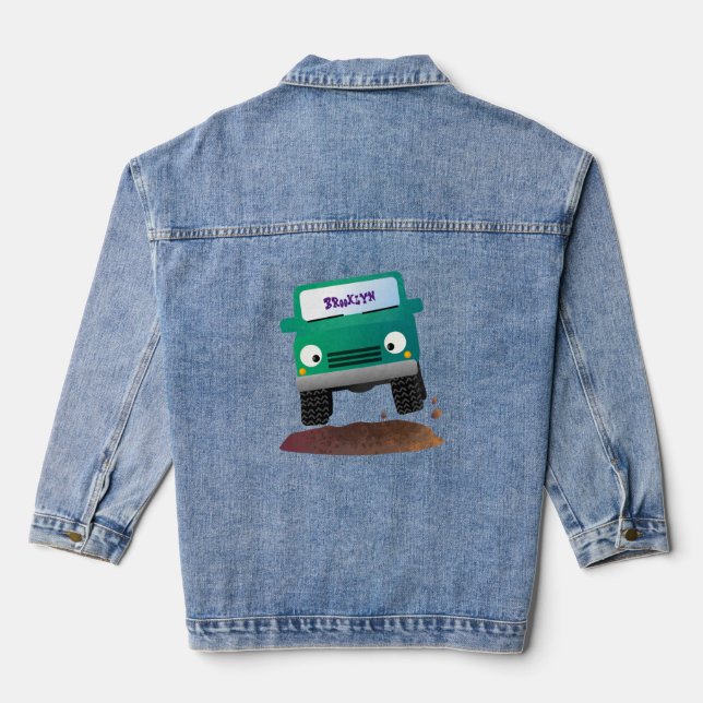 Chaqueta Vaquera Camión de personalizado de vehículos 4X4 fuera de  (Reverso )