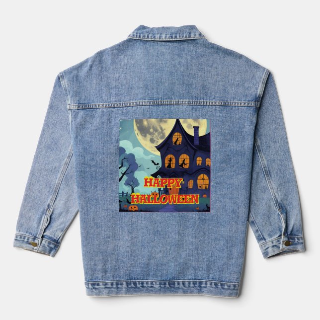 Chaqueta Vaquera Camisa de Halloween (Reverso )