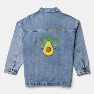 Chaqueta Vaquera Camiseta Cute Aguacate Funny Fruit Design for Fo