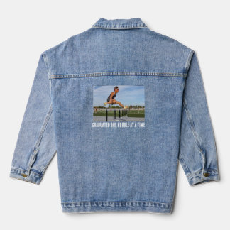 Chaqueta Vaquera Camiseta de atletismo de obstáculos superados uno