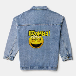 Chaqueta Vaquera camiseta de bebé de cara divertida