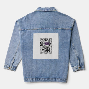 Chaqueta Vaquera Camiseta de diseño de grabado vintage espeluznante