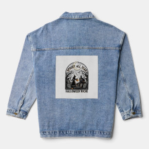 Chaqueta Vaquera Camiseta de Halloween todos los días Diseño espelu