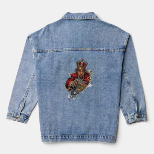 Chaqueta Vaquera Camiseta de manga larga para mujer ADOM Premium Ro