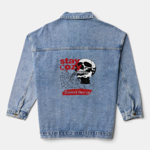 Chaqueta Vaquera Camiseta gráfica de manga larga para mujer ADOM "S