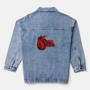 Chaqueta Vaquera Camiseta gráfica de mujer ADOM "MLS School"