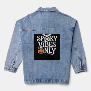 Chaqueta Vaquera Camiseta oversize de perezoso de Halloween solo vi