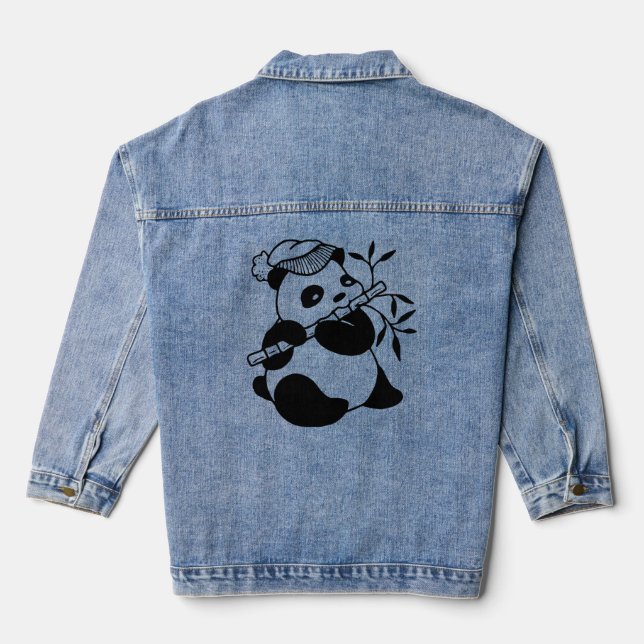 Chaqueta Vaquera Camiseta Panda (Reverso )