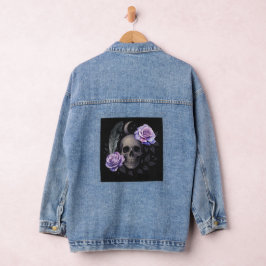 Chaqueta Vaquera Camiseta PURPLE SKULL