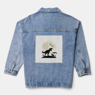 Chaqueta Vaquera Camiseta Silueta Cementerio Perro Dinosaurio Bajo