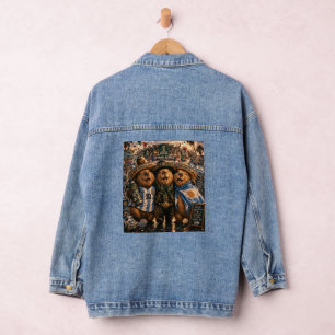 Chaqueta Vaquera Campera Mujer Capibarras viajeros