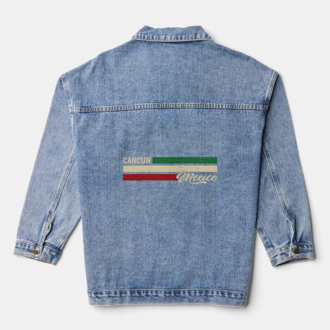 Chaqueta Vaquera Cancún México (Reverso )