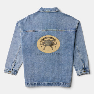 Chaqueta Vaquera Cangrejo de la isla Shell Denim Jacket