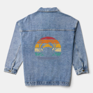 Chaqueta Vaquera Cangrejo Vintage Lover Funny Crab Retro