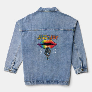 Chaqueta Vaquera cantante de jazz