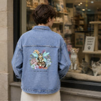 Caprichosa gata hada atigrada pastel Floral Fantas