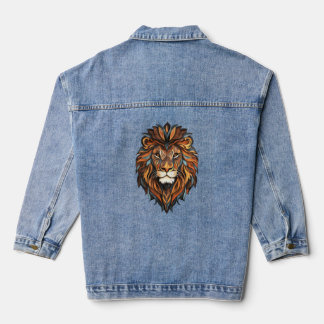 Chaqueta Vaquera Cara de león con melena