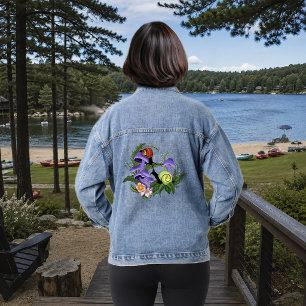 Chaqueta Vaquera Caracoles Cubanos Hongos Purpura