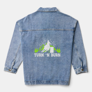 Chaqueta Vaquera Carreras De Barril Gire N Burn Horse Rige