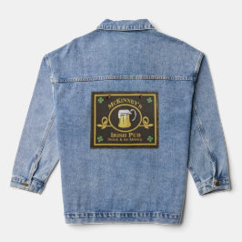 Chaqueta Vaquera Carteles de Pub Antiguos, McKinney’s