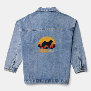 Chaqueta Vaquera Caucasian Shepherd Dog Mamá Vintage Retro Clásico