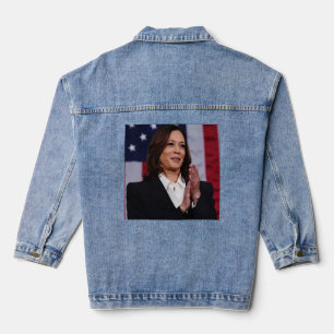 CHAQUETA VAQUERA CELEBRAR Y VOTAR POR KAMALA HARRIS