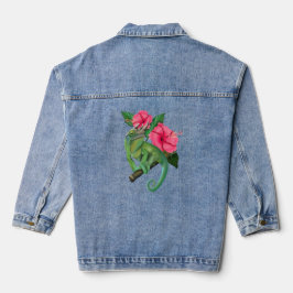 Chaqueta Vaquera Chameleon de Jackson con Hibiscus