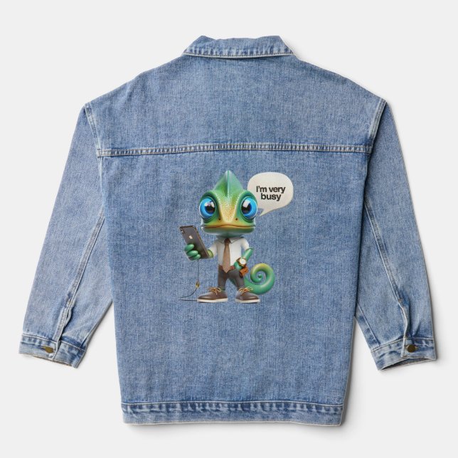 Chaqueta Vaquera Chameleon en un empate (Reverso )