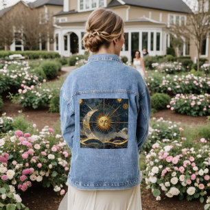 Chaqueta Vaquera Chaquetón de Denim Celestial Caprichoso Cielos Enc