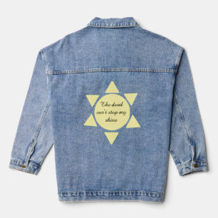 Chaqueta Vaquera Chaquetón de mezclilla brillante